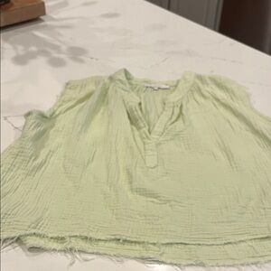 Olivaceous Mint Green Blouse